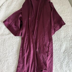 Victoria's Secret Satin Plum Robe